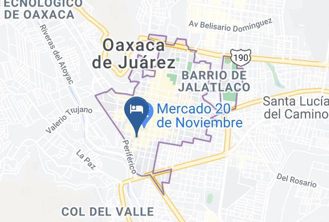 Oaxaca De Juarez - Hotel San Antonio Maps