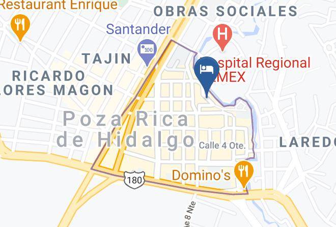 Poza Rica De Hidalgo - Hotel San Antonio Maps
