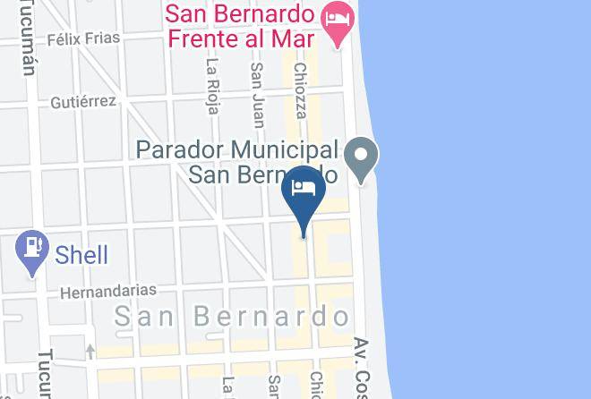 Mar Del Tuyu - Hotel San Antonio Maps