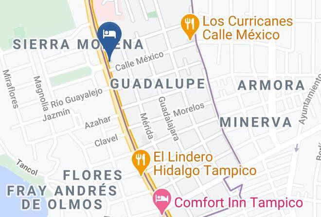 Tampico - Hotel San Antonio Maps