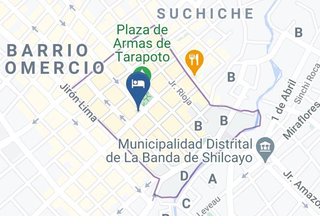 Tarapoto - Hotel San Antonio Maps