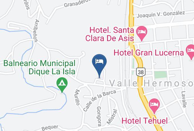 Punilla Department - Hotel San Antonio Uta Maps