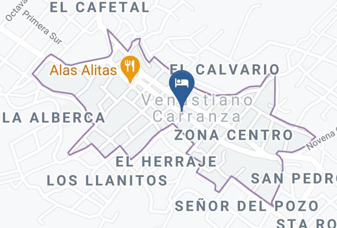 Venustiano Carranza - Hotel San Bartolome Maps
