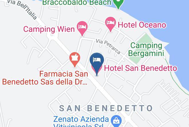 Verona - Hotel San Benedetto Maps