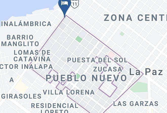 La Paz - Hotel San Bernardino Maps