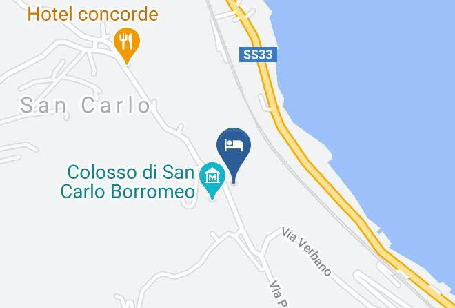 Novara - Hotel San Carlo Maps