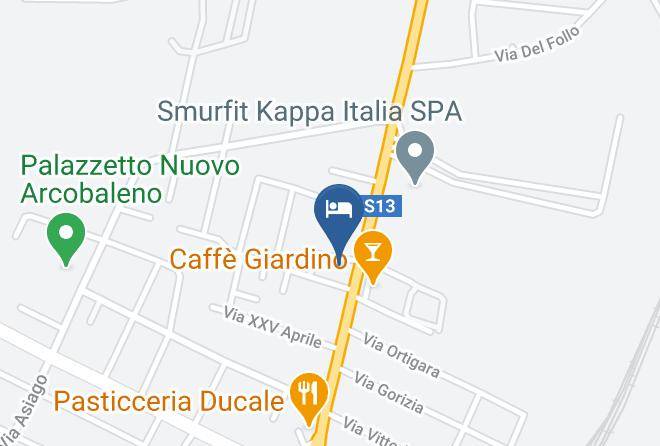 Treviso - Hotel San Carlo Maps
