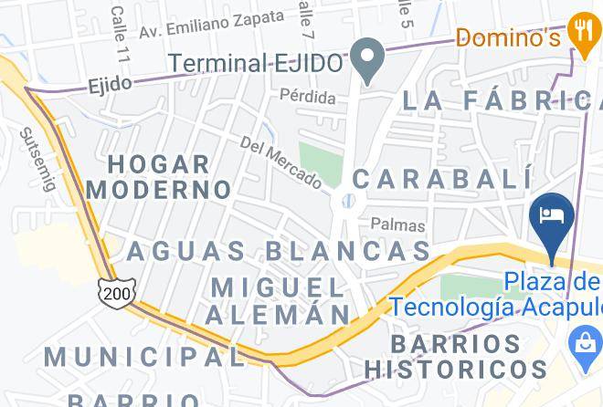 Acapulco De Juarez - Hotel San Carlos Maps
