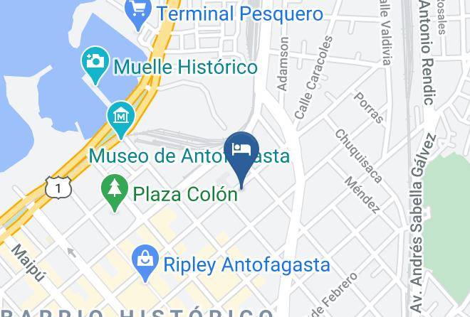 Antofagasta Province - Hotel San Carlos Maps