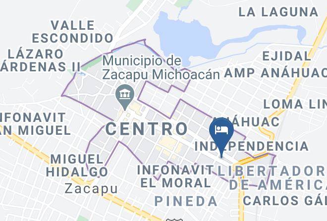 Zacapu - Hotel San Carlos De Zacapu Maps