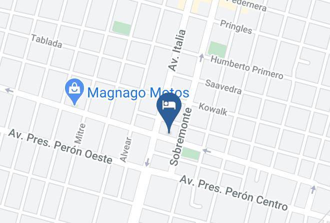 Rio Cuarto Department - Hotel San Carlos Maps