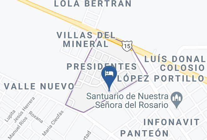 El Rosario - Hotel San Carlos Maps