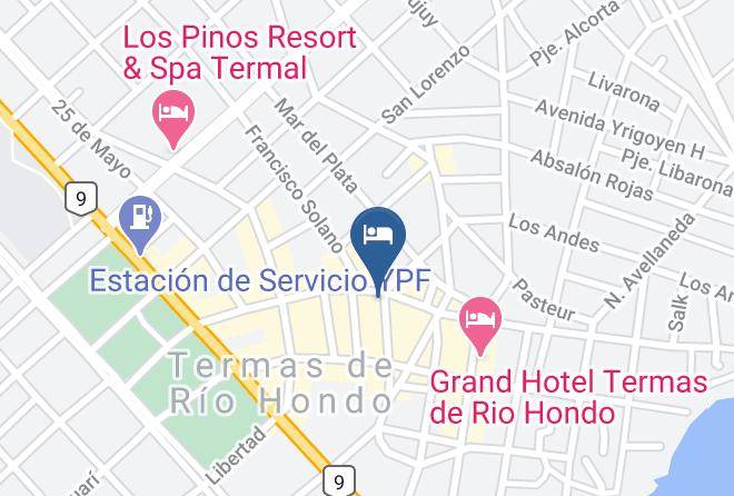 Rio Hondo - Hotel San Carlos Maps