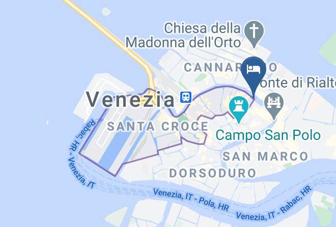 Hotel San Cassiano Ca' Favretto Map