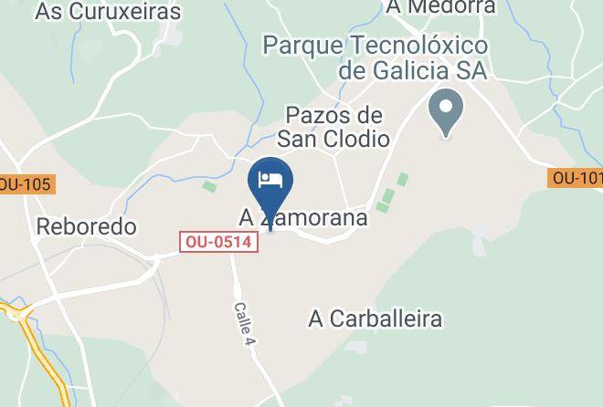 Ourense - Hotel San Cibrao Maps