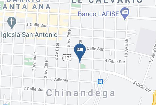 Chinandega - Hotel San Cristobal Maps
