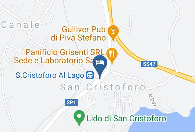 Trento - Albergo San Cristoforo Maps