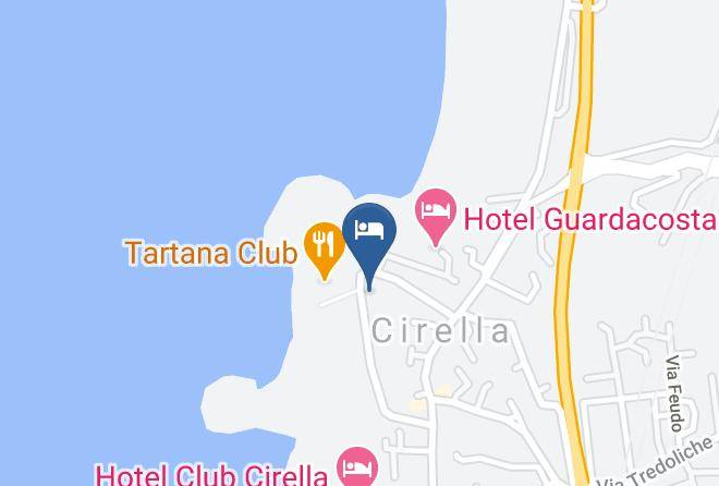 Cosenza - Hotel San Daniele Maps