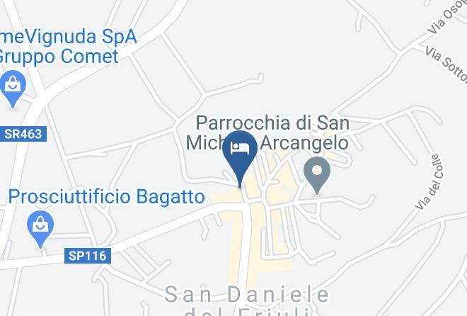 Udine - Hotel San Daniele Maps