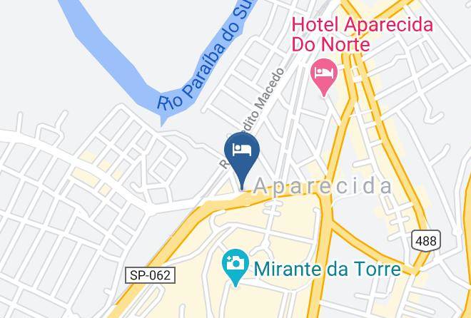 Aparecida - Hotel San Diego Maps