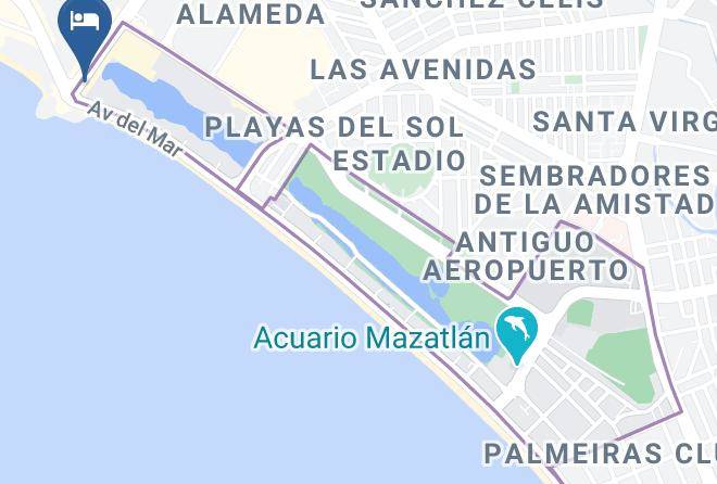 Mazatlan - Hotel San Diego Maps