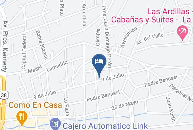 Punilla Department - Hotel San Diego Maps