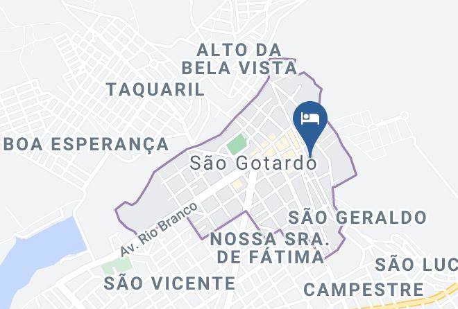 Sao Gotardo - Hotel San Diego Suites Sao Gotardo Maps