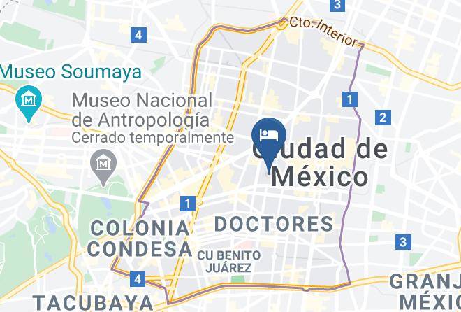 Cuauhtemoc - Hotel San Diego Maps