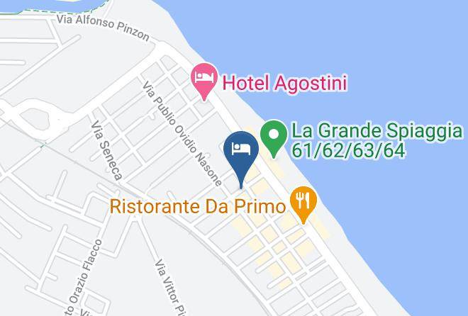 Rimini - Hotel San Domingo Maps