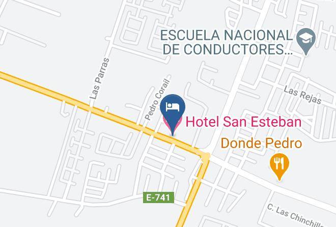 Los Andes Province - Hotel San Esteban Maps