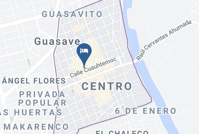 Guasave Municipality - Hotel San Felipe De Guasave Maps