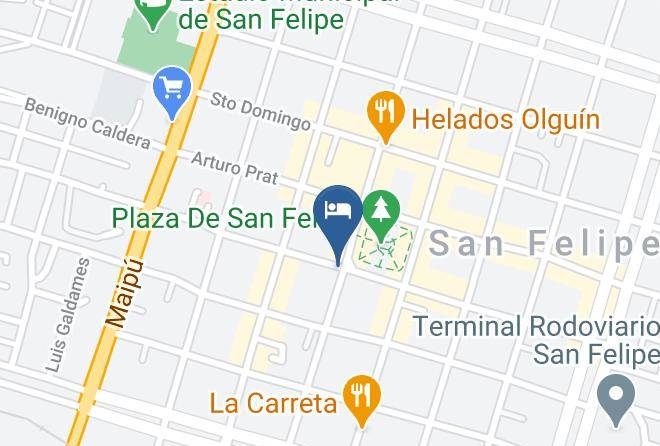San Felipe De Aconcagua - Hotel San Felipe El Real Maps