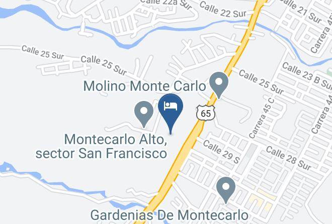 Villavicencio - Hotel San Felipe Real Maps