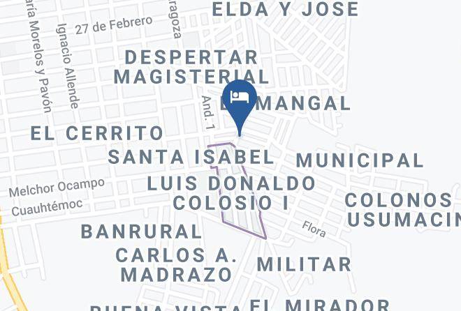 Emiliano Zapata - Hotel San Fernando Maps