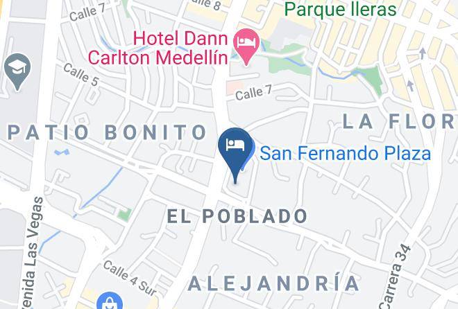 San Fernando Plaza Hotel Map