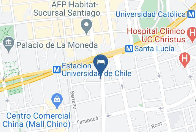 Santiago - Hotel San Francisco 55 Maps