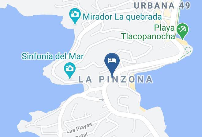 Acapulco De Juarez - Hotel San Francisco Acapulco Maps