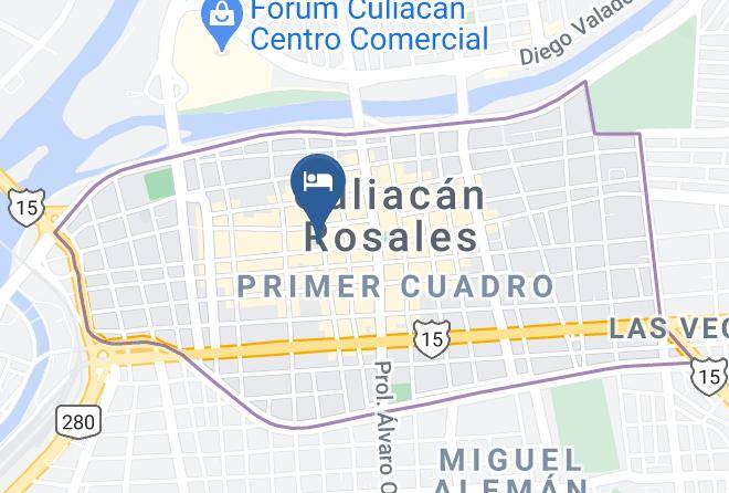 Culiacan - Hotel San Francisco Maps