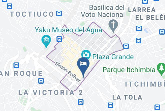 Distrito Metropolitano De Quito - Hotel San Francisco De Quito Maps