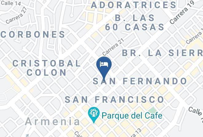 Armenia - Hotel San Francisco Del Eje Cafetero Maps