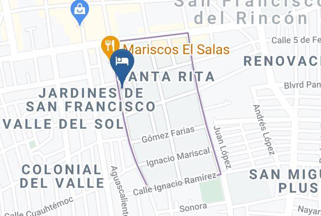 San Francisco Del Rincon - Hotel San Francisco Del Rincon Maps