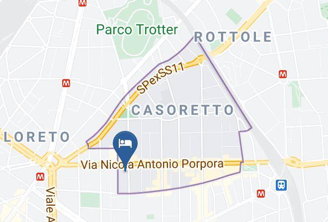 Milan - Hotel San Francisco Maps