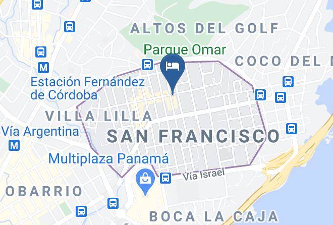 San Francisco - Hotel San Francisco Maps