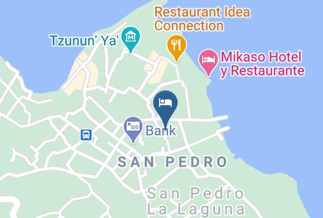 San Pedro La Laguna - Hotel San Francisco Maps