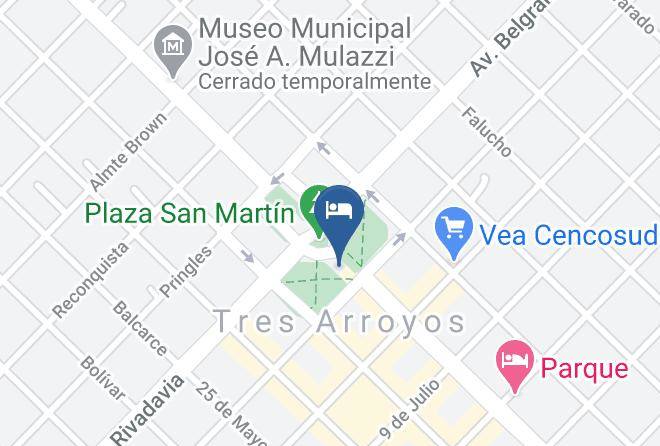 Tres Arroyos - Hotel San Francisco Maps