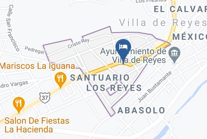 Villa De Reyes - Hotel San Francisco Maps