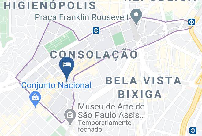 Sao Paulo Jardim Bela Vista - Hotel San Gabriel Maps