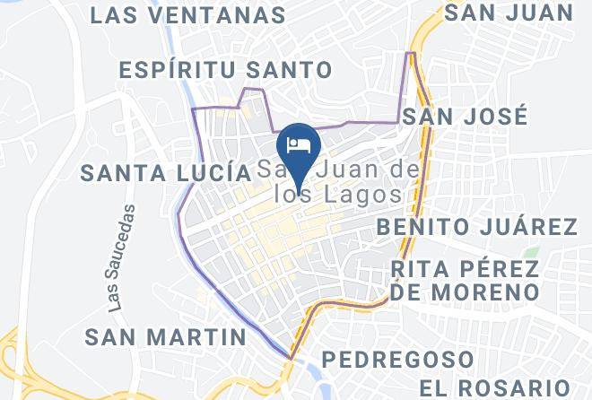 San Juan De Los Lagos - Hotel San Gabriel Maps
