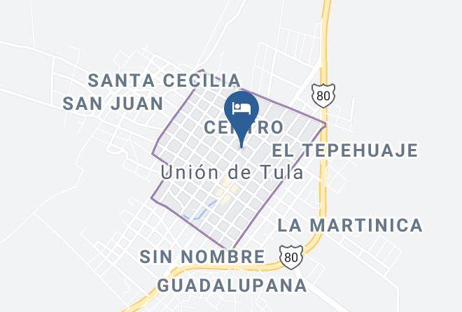 Union De Tula - Hotel San Gabriel Maps