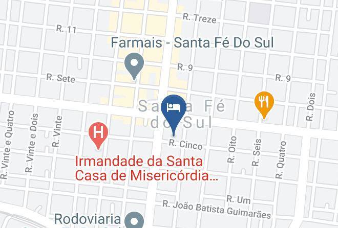 Santa Fe Do Sul - Hotel San Gennaro Maps
